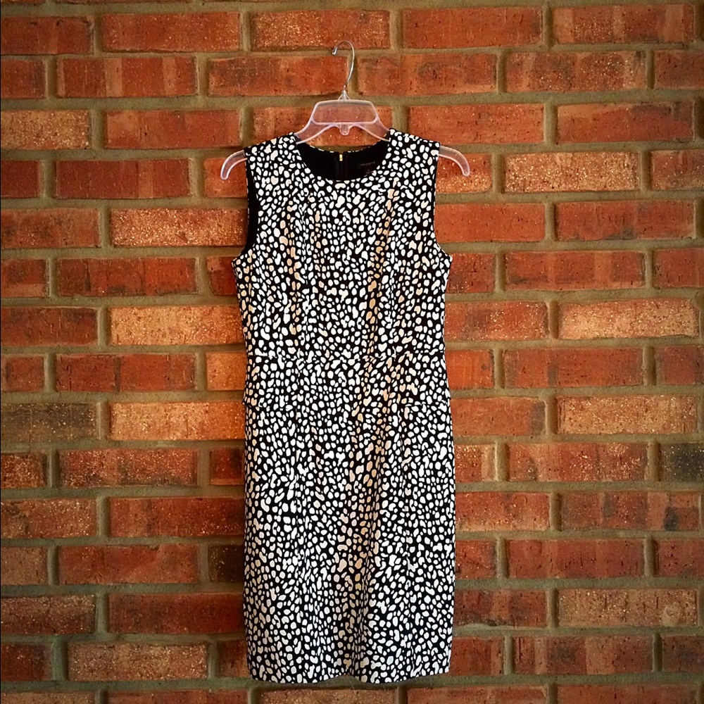 Ann Taylor leopard print dress